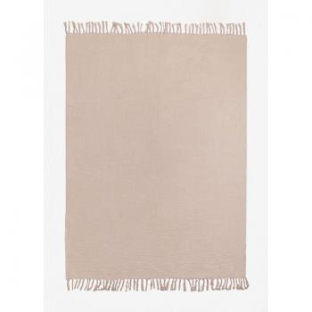 Tapis de couette mosaïque gaze 185 × 125 cm Eloi Sklum Rosa Pâle