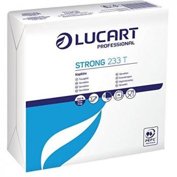 Tovaglioli di carta Lucart Strong 233 T 2 veli Conf. da 75 pezzi