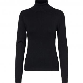 Vero Moda Rollkragenpullover Glory 10231630 Schwarz Slim Fit