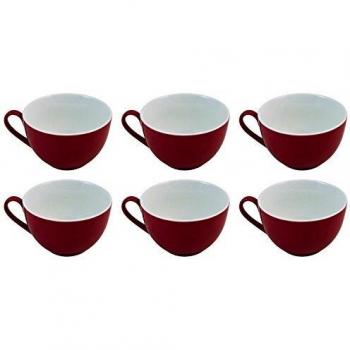 Flirt by R&B Doppio Kaffeetasse 180 ml, Porzellan, rot