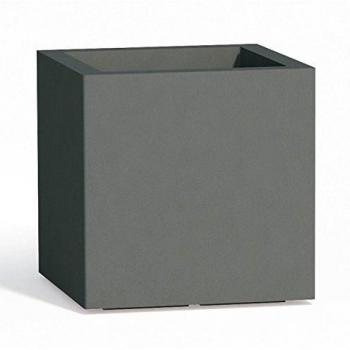 IDRALITE Maceta Cuadrada 40cm x 40cm en Gris