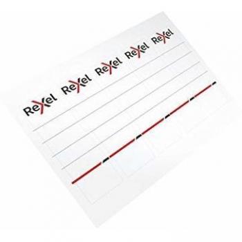 Rexel Printable Card Spine Labels for 75mm Lever Arch Files, Pack of 50 X 20 Packs