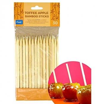 PME LS174 Bâtons en Bambou pour Pommes d’Amour 13 cm, Paquet de 30