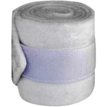 Waldhausen Shetty Fleece Leg Bandages – White (Quad Pack)