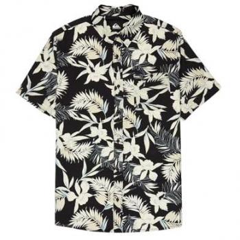 Chemise Viscose Quiksilver Lemnas Noir