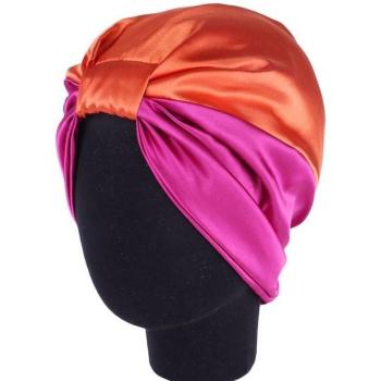 Double Elastic Satin Night Cap