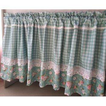 Tenture décorative anti-sable 50 × 150 cm – vert, laine & coton café