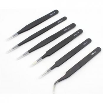 High‑Precision Curved Straight Tweezer & Industrial Nipper (Stainless)