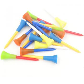 Tés de Golf en Plastique 50 pcs 73mm/54mm en Caoutchouc