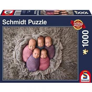 Schmidt Spiele Fünf auf einen Streich (1000 Teile), buntes Rätsel