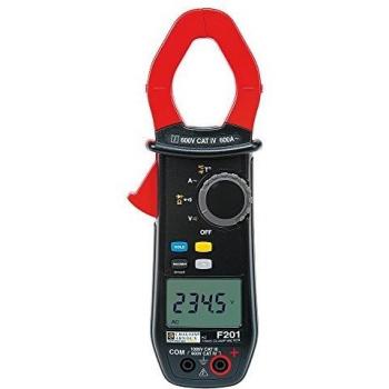 Pinza amperimétrica Chauvin Arnoux F201, digital, corriente máxima 600A AC, CAT III 1000V