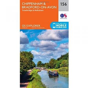 Ordnance Survey Map of Chippenham & Bradford-on-Avon