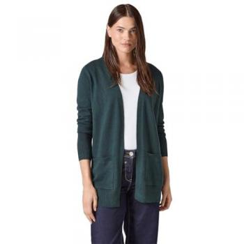 Cecil Femme Cardigan Long couleur Vert – Médaillon M