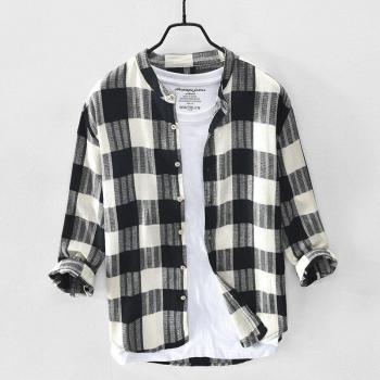 Camisa Clásica de Algodón 3/4