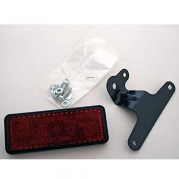 Roter Reflektor mit Universalführung von Shin Yo, Größe 86 x 32 mm