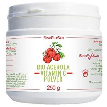 Bio Acerola Vitamin C 1000 mg Pulver laborgeprüft