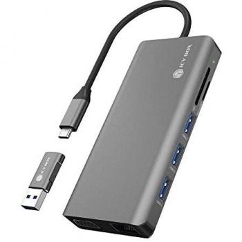 RAPOO M300 Silent Maus Dunkelgrau 18048 Wireless, Multi-Mode