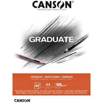 Canson Skizzenblock A4 96g 40 Blatt