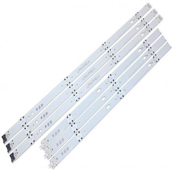 Bande de rétroéclairage LED 6 pièces pour LG 43LF5100 et modèles compatibles