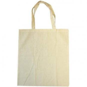 Tote in Cotone Beige 37x42 cm