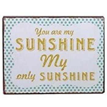 Metall-Wandschilder Caramondo – „My Only Sunshine“