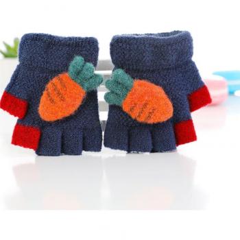 3D Carrot Baby Mittens for Boys and Girls