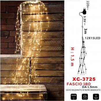 Luz Cálida Microled 180 Cable Desnudo de Cobre Xc-3725