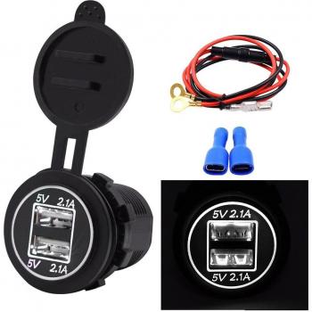 Cargador de coche para barco 12V/24V