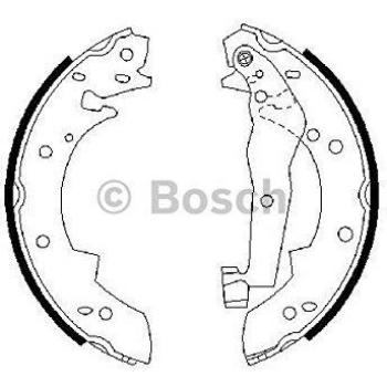 BOSCH Backenbremsenset 0 986 487 013 – BMW