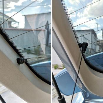 2Pcs Rear Tray Strap Fixing Clips for Ford Focus C-MAX 2006-2008