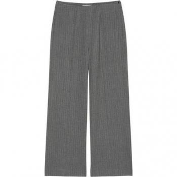 Grigio Scuro Pantaloni O’Polo con Piega Anteriore