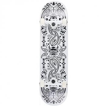 Speed Demons Bandana Skateboard (Weiß)