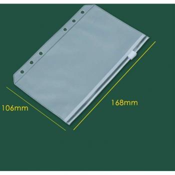 Trousse de rangement PVC 20xA5-A6, fermeture éclair