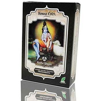 Radhe Shyam Henna tiefdunkelbraunes Pulverbehandlung 100 g Pulver