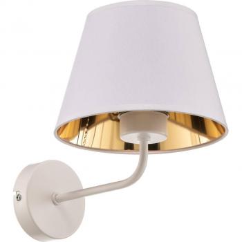 Appliaca Luminex Soho conico bianco e oro