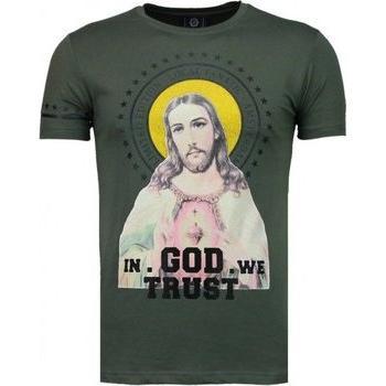 Local Fanatic Jezus Diamantsteek T-shirt