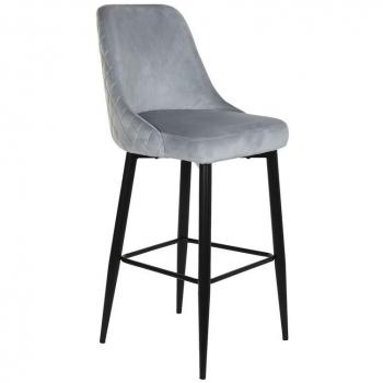 Taburete DKD Home Decor Gris Retro Metal 51x56x110 cm