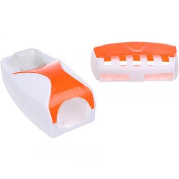 Automatic Toothpaste Squeezer with Toothbrush Storage