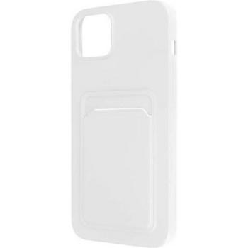 Coque Avizar Silky iPhone 14 Plus – Porte‑Carte, Ultra‑Fine, Blanc