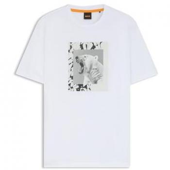 Boss Lupo XL Animal Print Shirt – White, 10276582