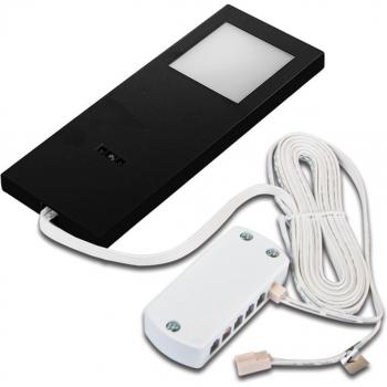 Hera Slim‑LED Nera Dimmabile