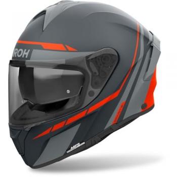 Casque Intégral Airoh Spark 2 Spinner Noir Gris Orange Taille M