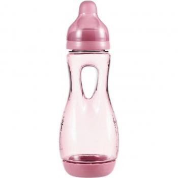 Difrax Easy Grip Bottle 240 ml Himbeere ab 6 Monaten