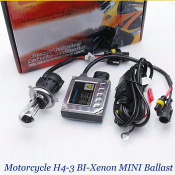 Slim Ballast H4 Bi-Xenon Motorcycle Headlight Kit 12V 35W