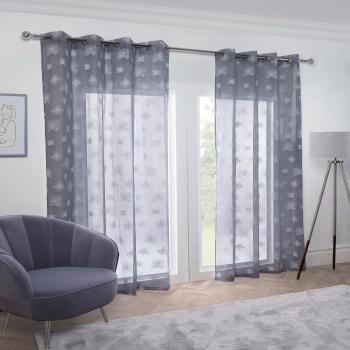 Whisper Eyelet Voile Curtain Panel