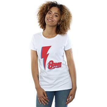 Bowie Red Bolt Femme Cotton Shirt – M