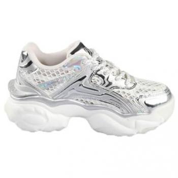 Zapatillas deportivas bajas Buffalo Score Tec en color plata/blanco