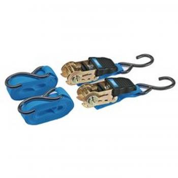 Ratcheting Tie Down Strap Set