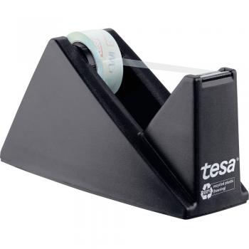 Tesa Eco & Crystal Desk Tape Dispenser with Adhesive Tape