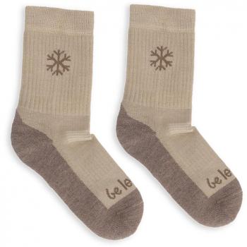Baskets de pieds pour enfants – Barefoot Be Lenka Kids (merino beige)